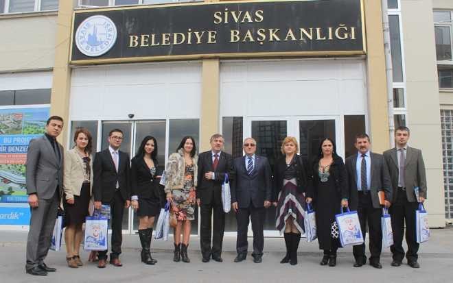 Romanya Heyetinden, Sivas Belediyesi`ne Ziyaret