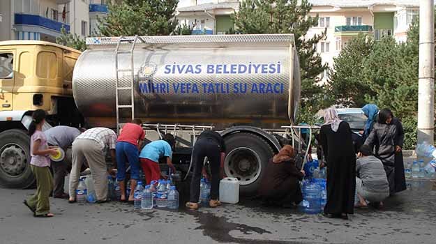 SİVAS TATLI SUYUNA KAVUŞUYOR