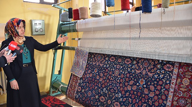 Sivas halıları insan hayatını anlatıyor