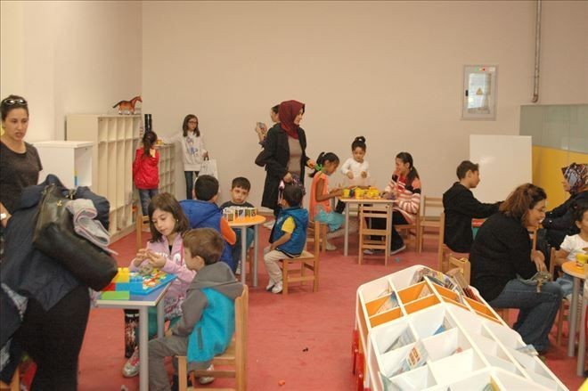 Kütüphaneye yoğun ilgi