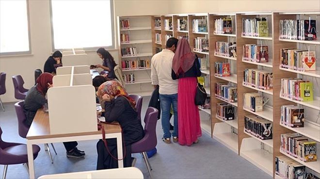 Kütüphaneye rekor ilgi