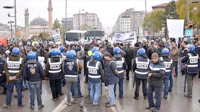 İşçilere TOMA´lı müdahale