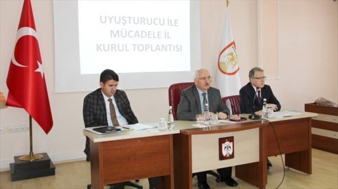 Uyuşturucuyla top yekün mücadele edilecek