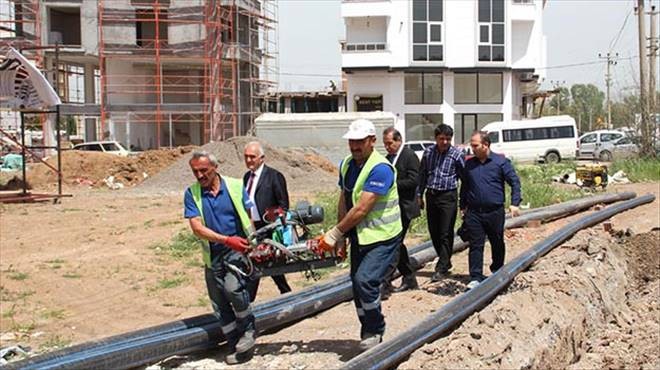 Altyapıda hummalı çalışma var
