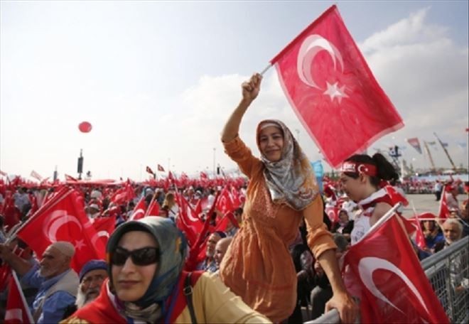 ´Teröre Karşı Tek Ses´ Mitinginde Dakika Dakika Yaşananlar