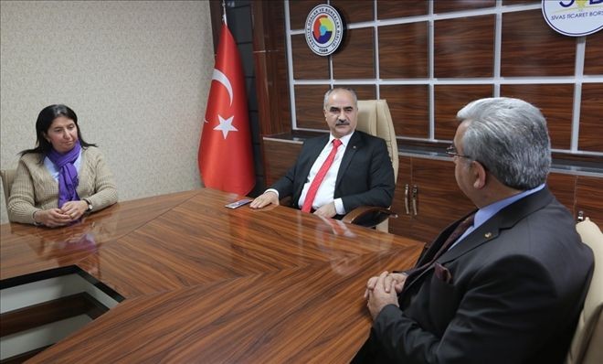 Başkan Aydın´dan, Ticaret Borsasına Ziyaret