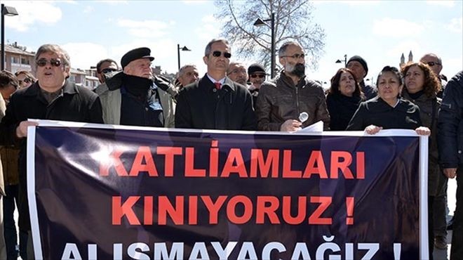 Katliamı lanetlediler