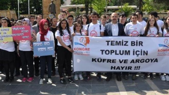 Sivas´ta ´Küfürsüz Yaşam´ İçin Farkındalık Sürüşü