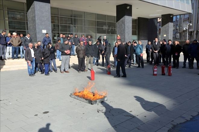 ÖZBELSAN PERSONELİNE YANGIN EĞİTİMİ...