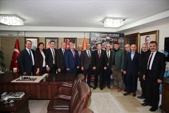 BAŞKAN AYDIN´DAN ŞAHİN´E ZİYARET...