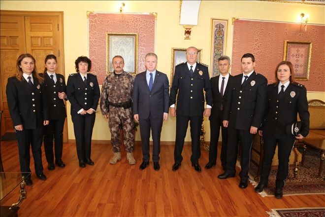 Emniyet Teşkilatından Vali Gül´e Ziyaret