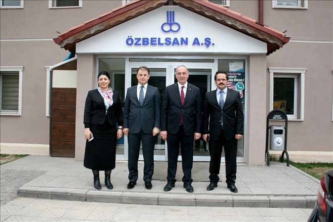 VALİ YARDIMCILARI ÖZBELSAN ZİYARET ETTİ