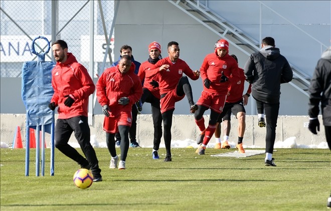 Demir Grup Sivasspor, Çaykur Rizespor maçı hazırlıklarını sürdürdü
