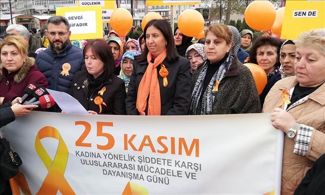 Sivas´ta ´kadına şiddet´ tepkisi