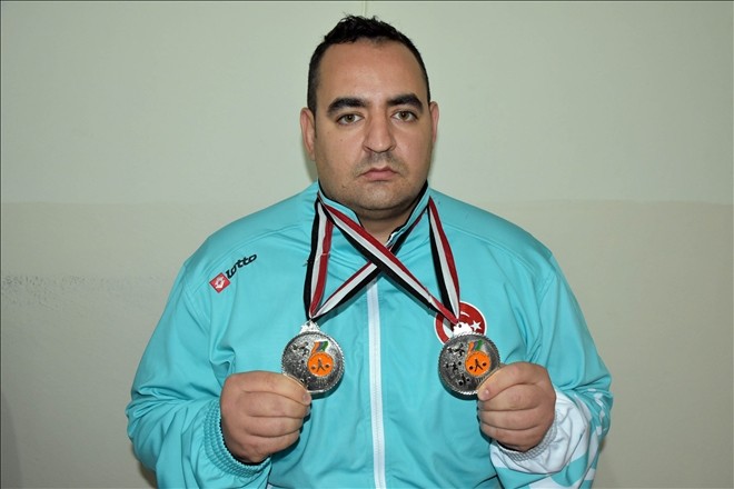 Görme engelli milli halterci, dünya şampiyonluğunu hedefliyor