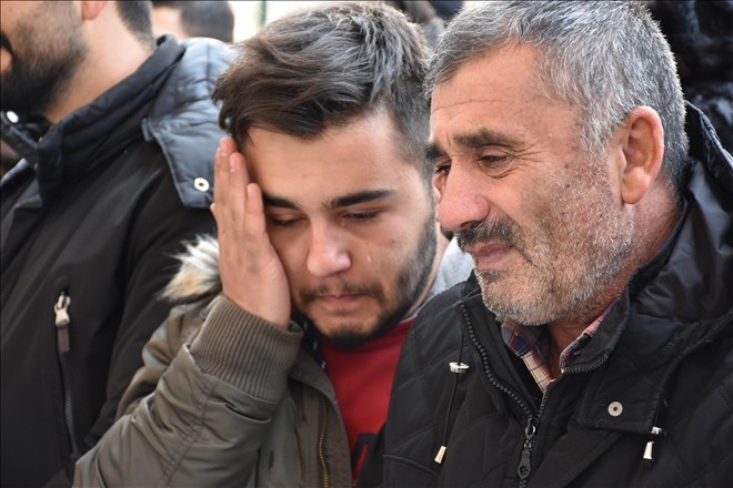 ERZURUM´DA ÖLEN İŞÇİ TOPRAĞA  VERİLDİ