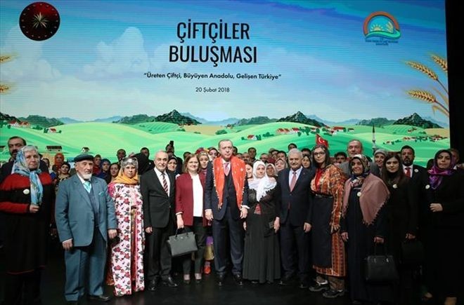 Cumhurbaşkanımız, Milletin Evinde Çiftçilerle Buluştu