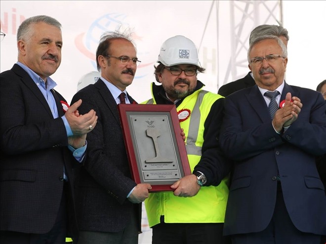 Ankara-Sivas Yht Hattı İlk Ray Serim Töreni
