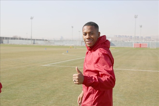 Robinho Gençlerbirliği maçında sahada