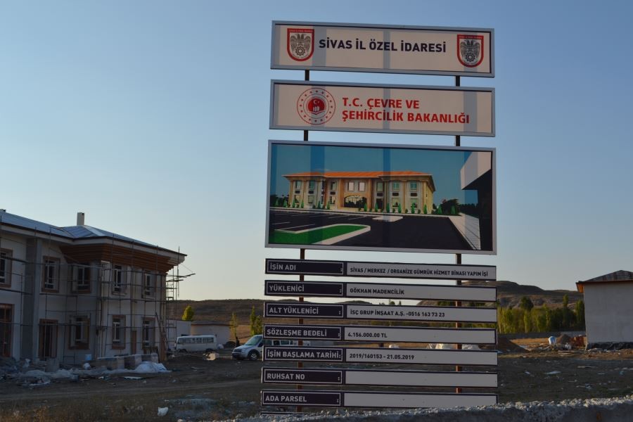 Gümrük Müdürlüğü  binası yükseliyor