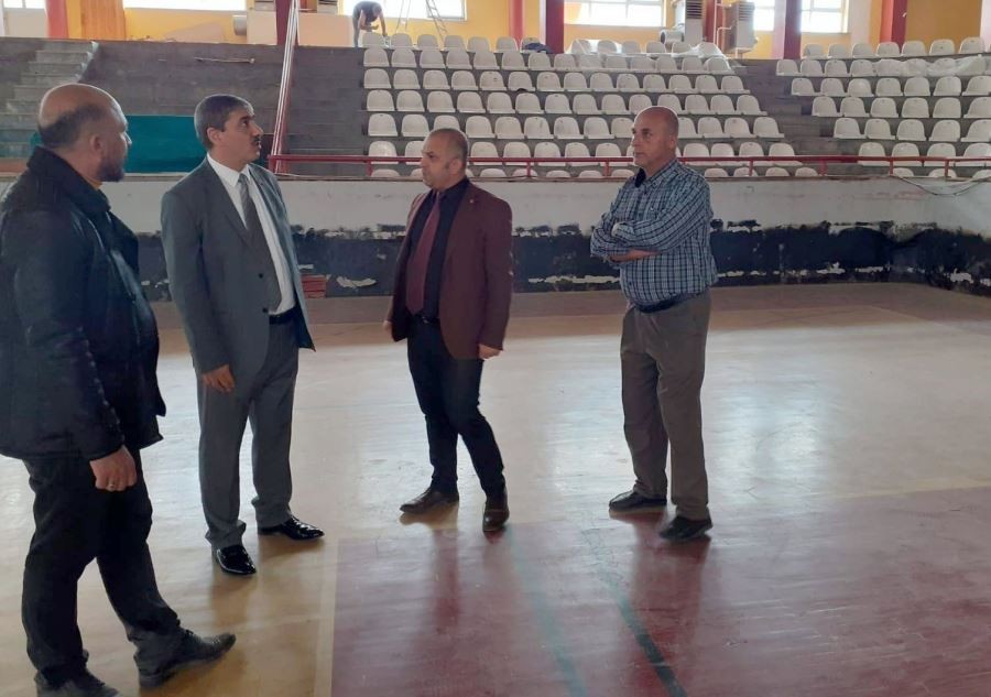 Tunç, spor tesislerinde incelemelerde bulundu