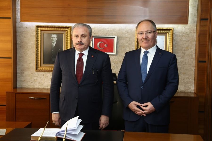  Şentop Bilgin’den bilgi aldı