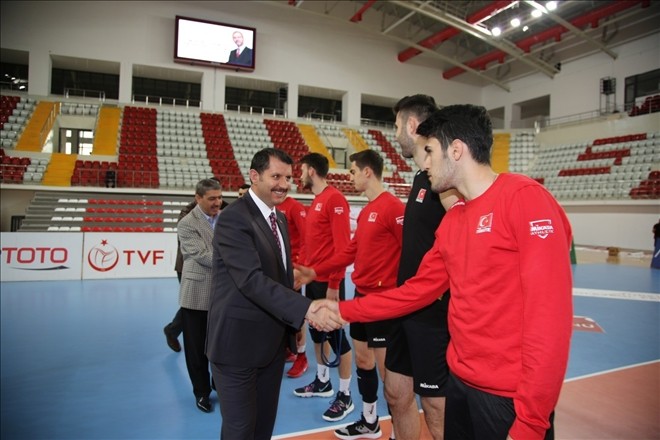 A Milli Erkek Voleybol Takımı Sivas´ta kampa girdi