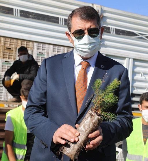Sivas’ta 3 Milyon fidan toprakla buluştu, hedef 4 milyon fidan