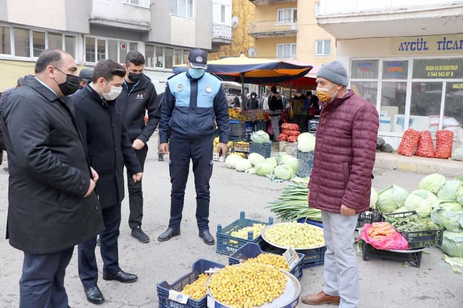Kaymakam denetimlere katıldı