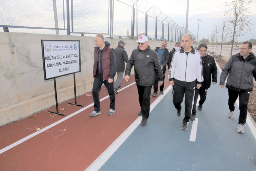 Yeşil alan miktarını  artırmayı hedefliyoruz