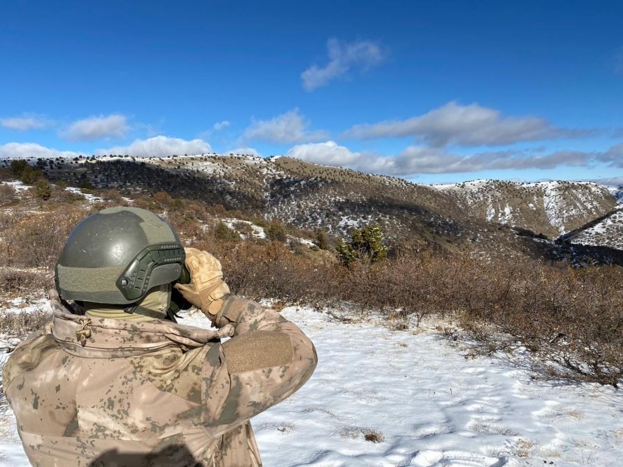 Terör örgütünün geçiş güzergahında drone destekli operasyon
