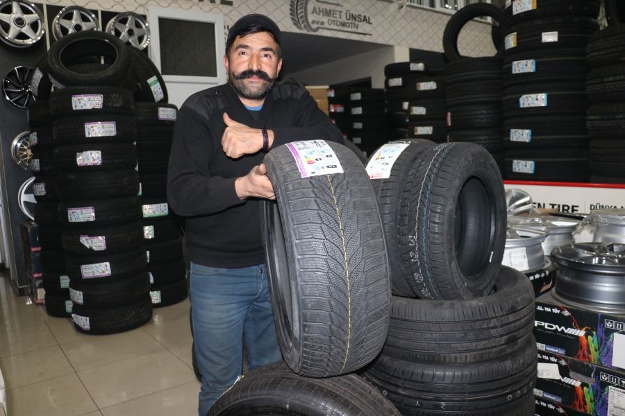 Kış lastiği mesaisi başladı