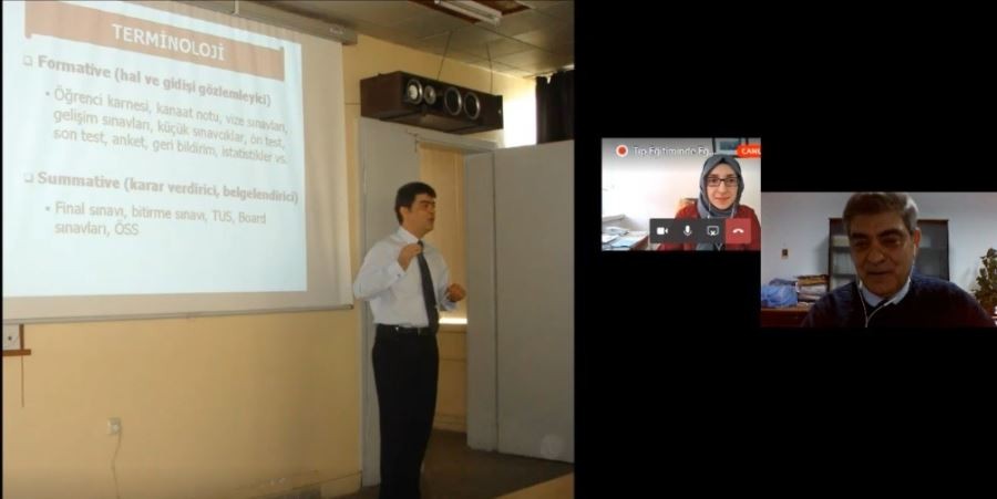 Tıp eğitiminde eğitimi tasarımı programı çevrimiçi yapıldı