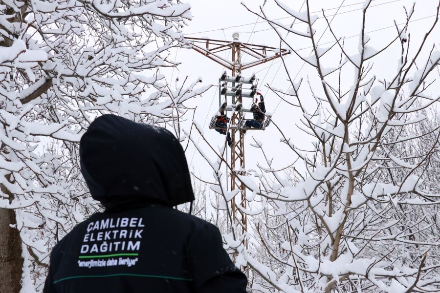 ÇEDAŞ Enerji Tim’lerinin  ‘kar ve karanlıkla’ mücadelesi
