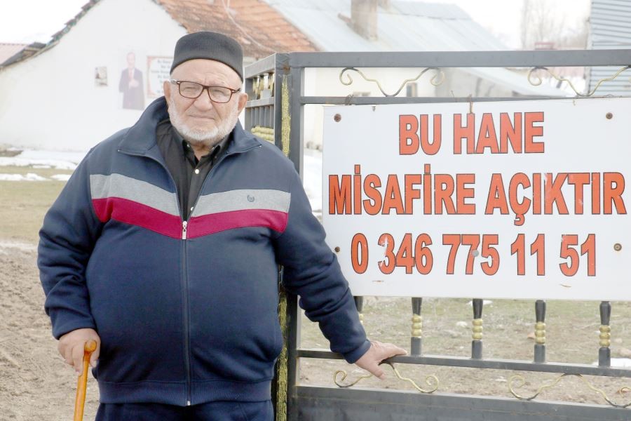 Misafire hasret yaşıyor