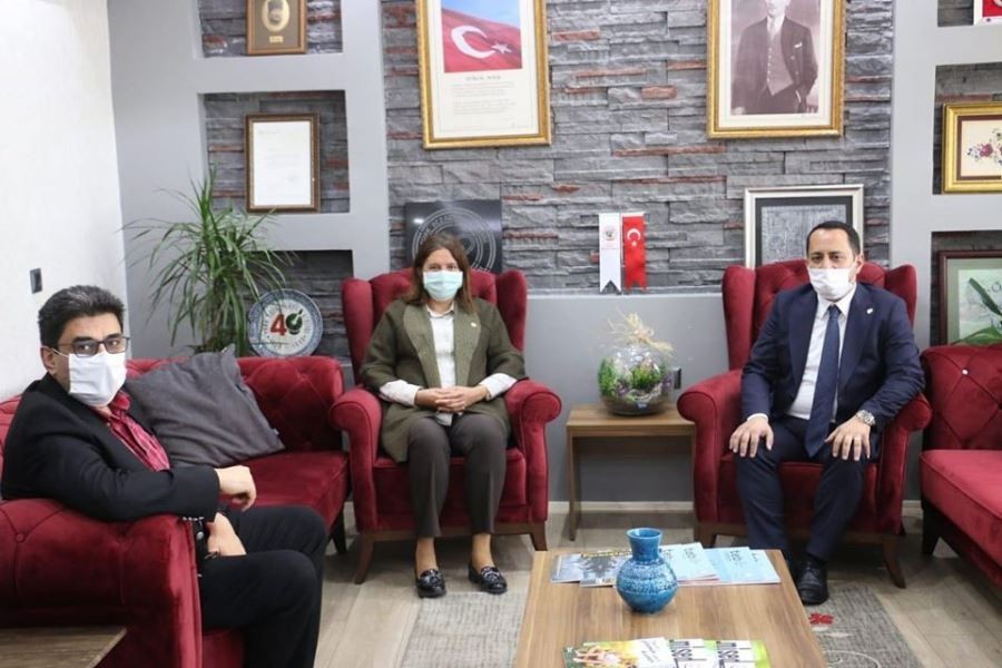 Ekinci ve Aksu’dan Eczacılar Odası’na ziyaret