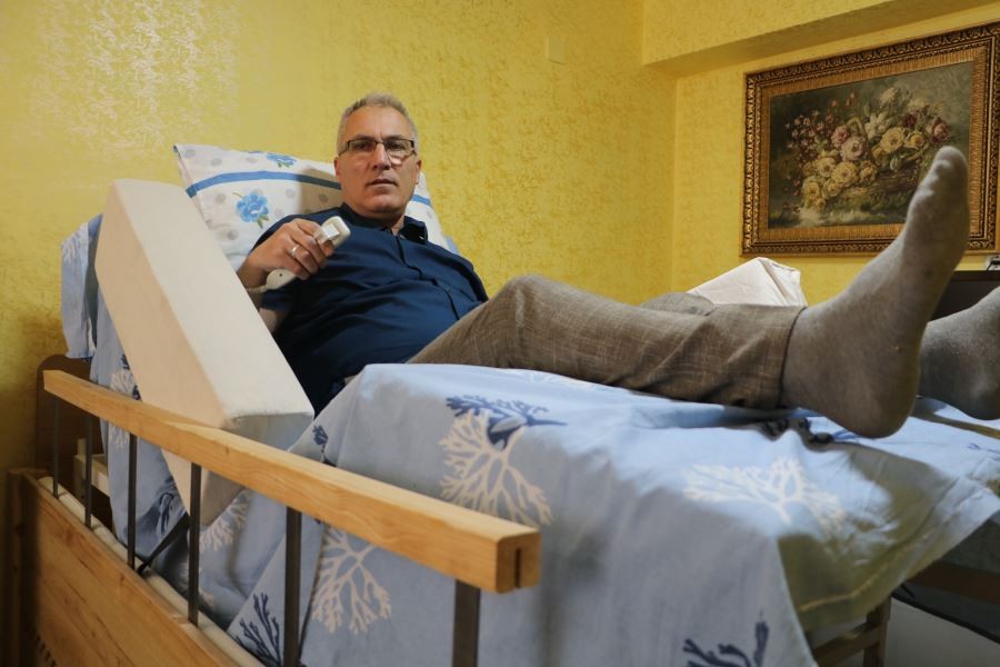 Ortopedik yatak geliştirdi