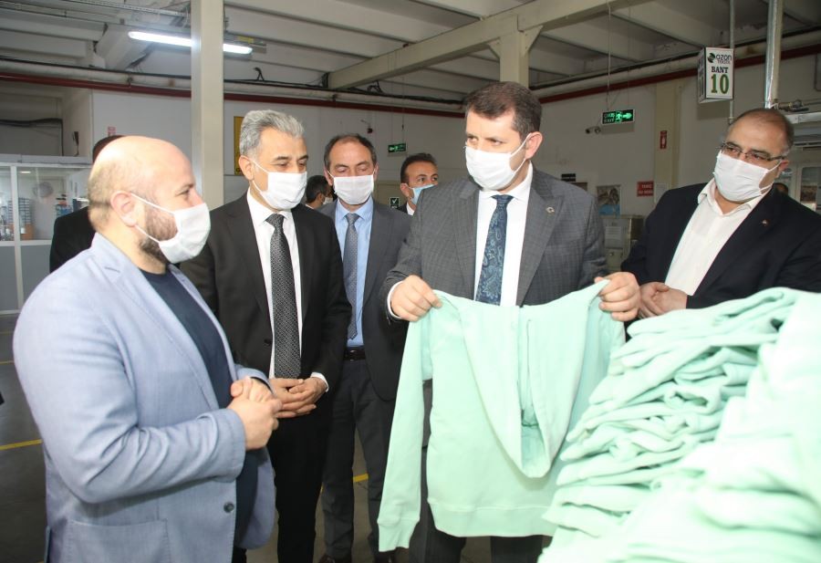  Vali Ayhan: OSB’de Covid-19 vakasına rastlanmadı
