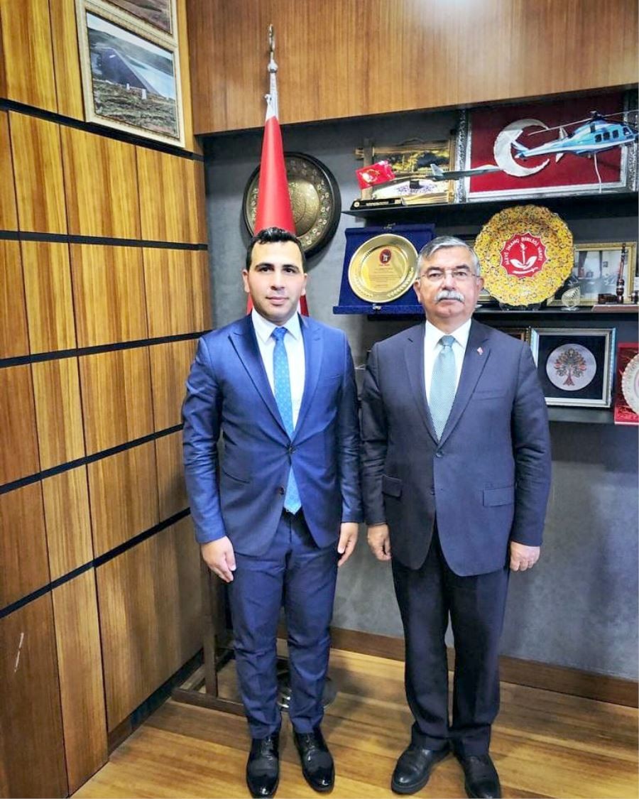 Kaymakam Algın’dan Yılmaz’a ziyaret