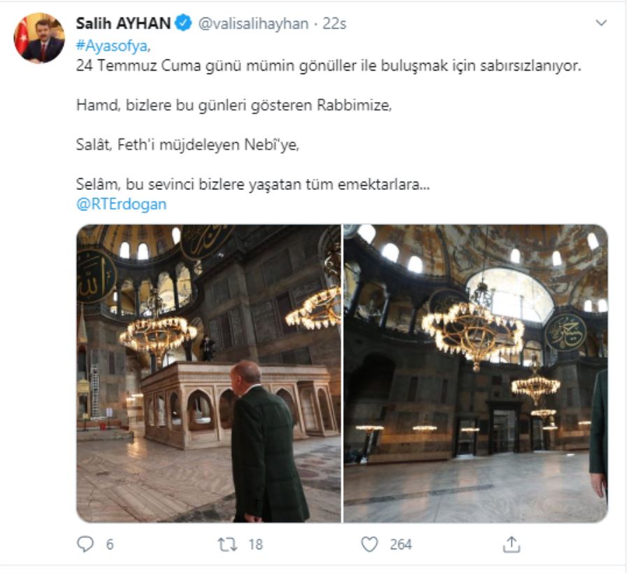 FETHİN SİMGESİ  İBADETE AÇILIYOR
