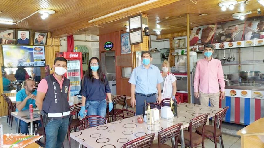 Kaymakam Bek, korona denetimine katıldı