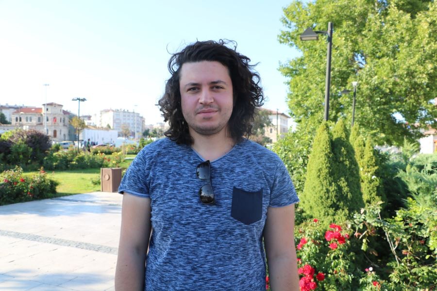 Keçi gibi tırmandı, zor olanı başardı
