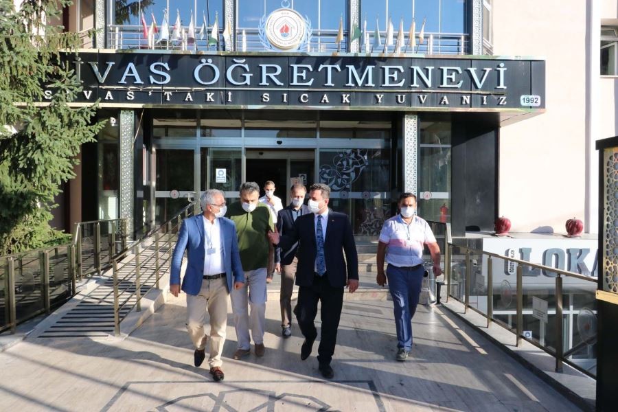Sivas Öğretmenevi’nde virüs denetimi