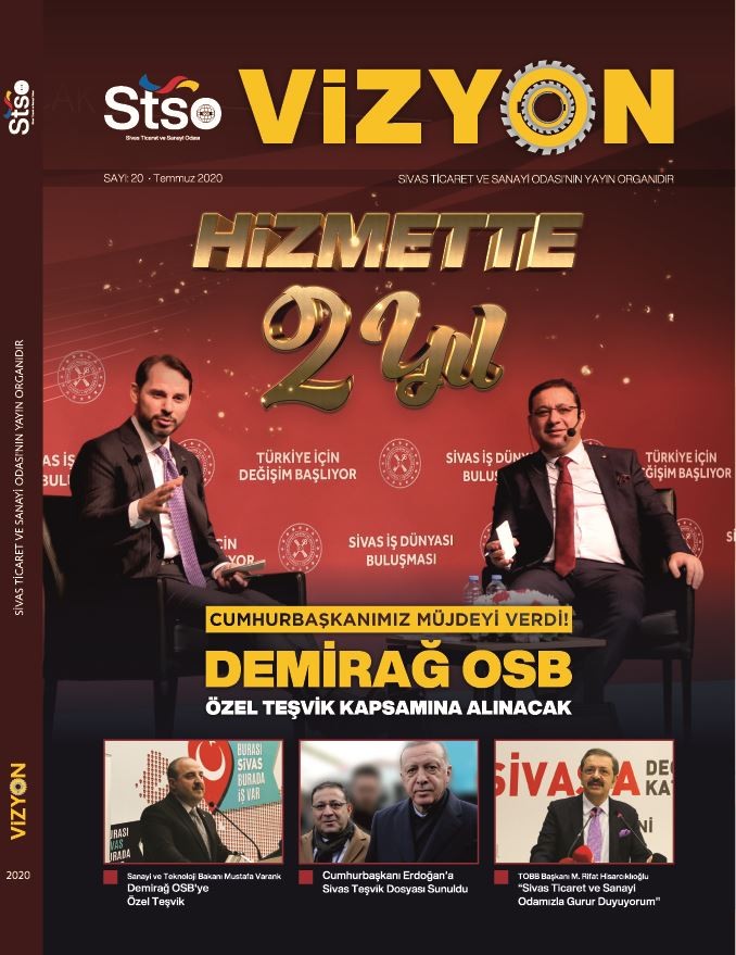 STSO’NUN ÇALIŞMALARI VİZYON DERGİSİNDE