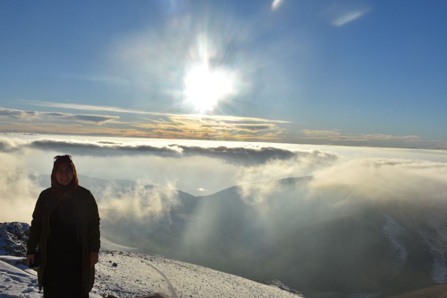 Nemrut Dağı Beyaza Büründü   