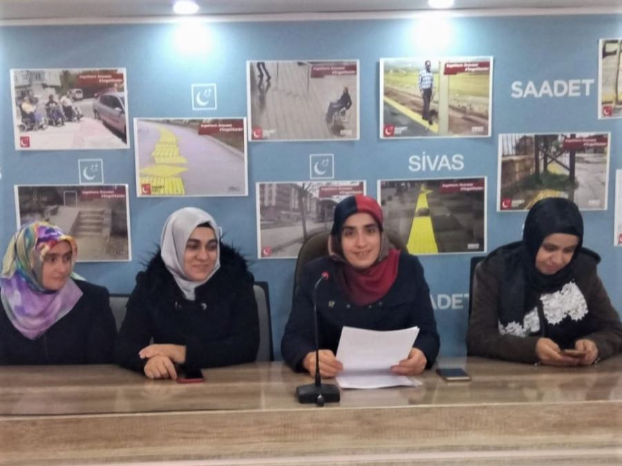 Saadet Partisi Kadın Kollarının Dünya Engelliler Günü Mesajı
