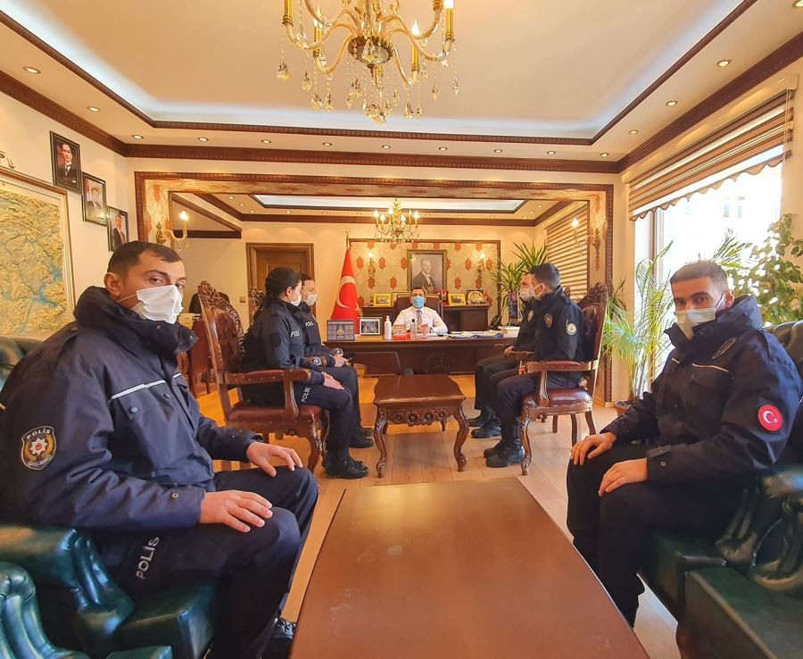 Polis adaylarından Algın’a ziyaret