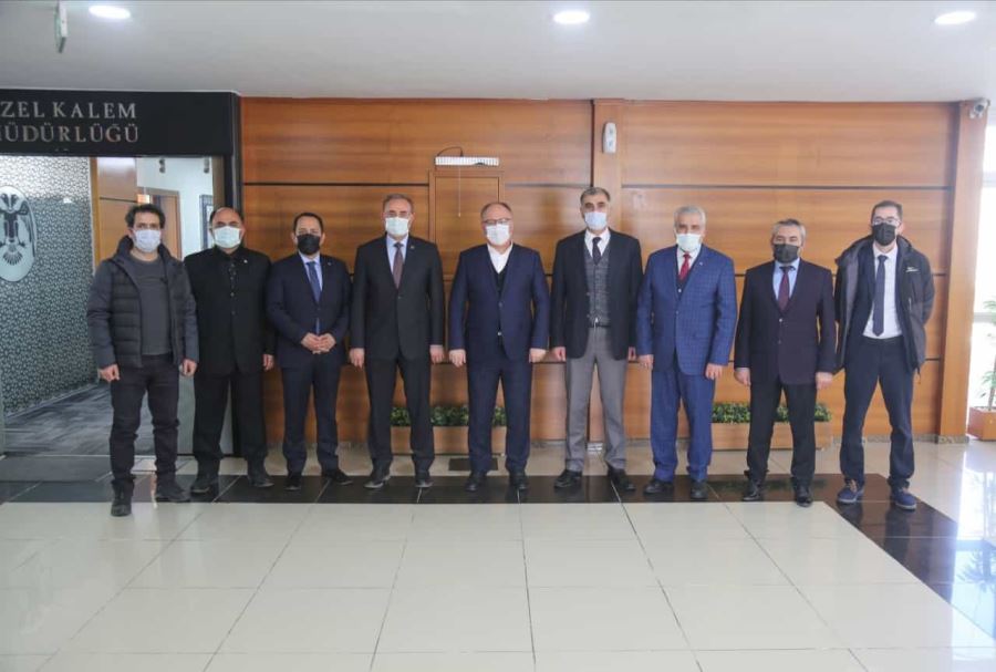 Platform üyelerinden Başkan Bilgin’e ziyaret 