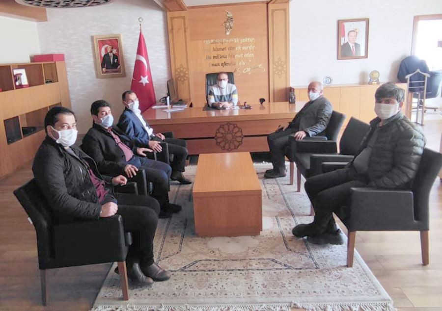 Ulaşlı iş adamlarından Nayman’a ziyaret
