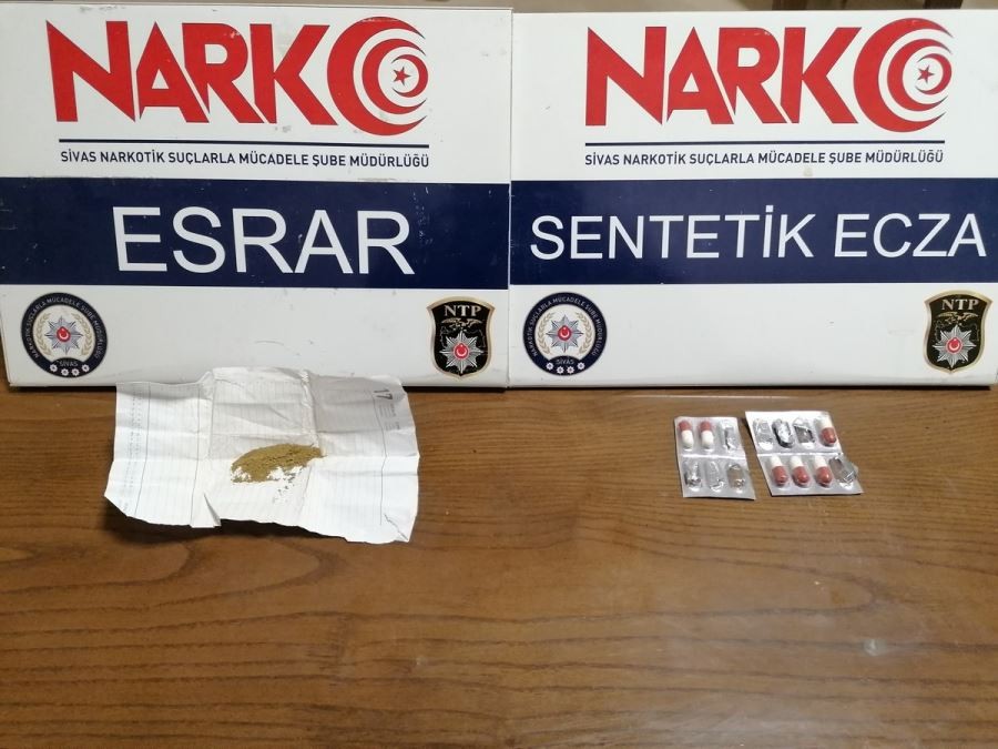 Sivas’ta narkotik operasyonları